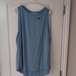 Nike Women's Light Blue Muscle Tee